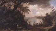 Martin Johnson Heade Vew from Fern-Tree Walk,Jamaica oil on canvas